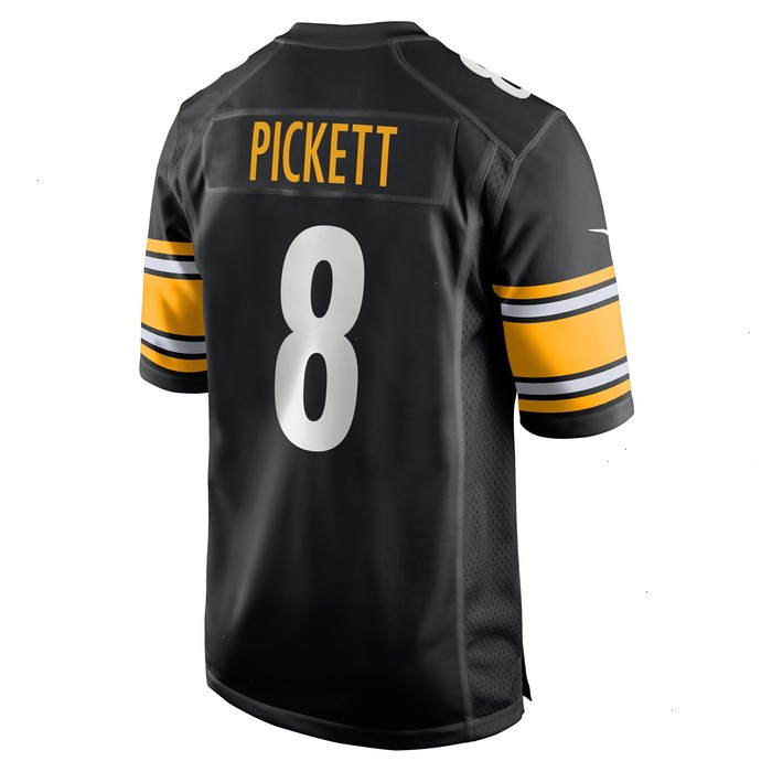 Kenny Pickett Pittsburgh Steelers Nike Youth Game Jersey - Black V2