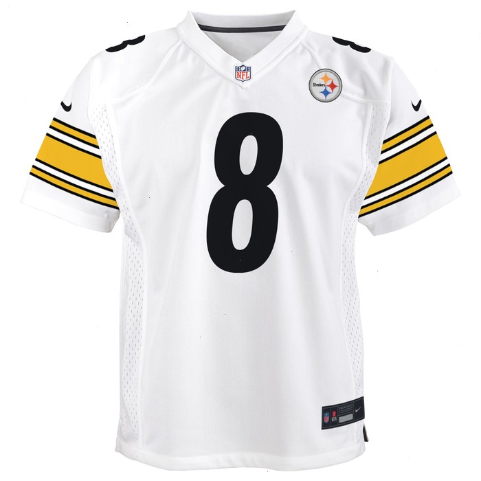 Kenny Pickett Pittsburgh Steelers Nike Youth Game Jersey - White