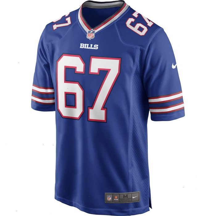 Kent Hull Buffalo Bills Nike Game Retired Player Jersey - Royal