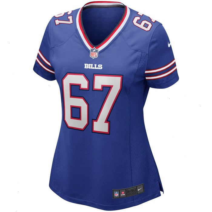 Kent Hull Buffalo Bills Nike Women's Game Retired Player Jersey - Royal