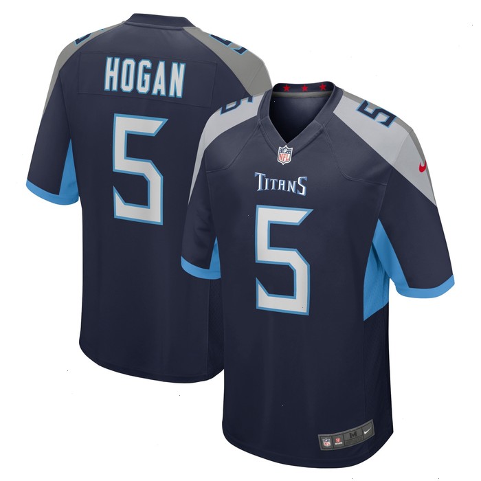 Kevin Hogan Tennessee Titans Nike Home Game Player Jersey - Navy