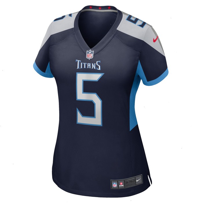 Kevin Hogan Tennessee Titans Nike Women's Home Game Player Jersey - Navy