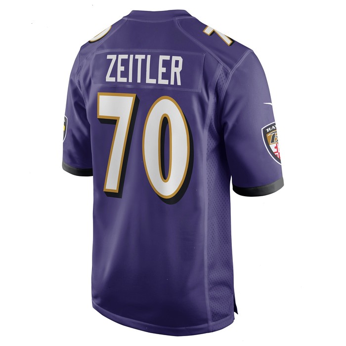 Kevin Zeitler Baltimore Ravens Nike Game Jersey - Purple