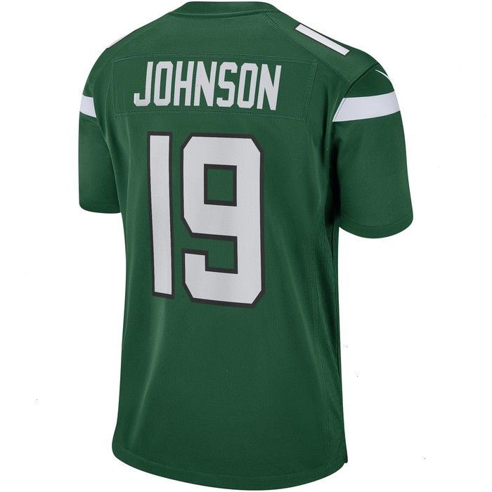 Keyshawn Johnson New York Jets Nike Game Retired Player Jersey - Gotham Green