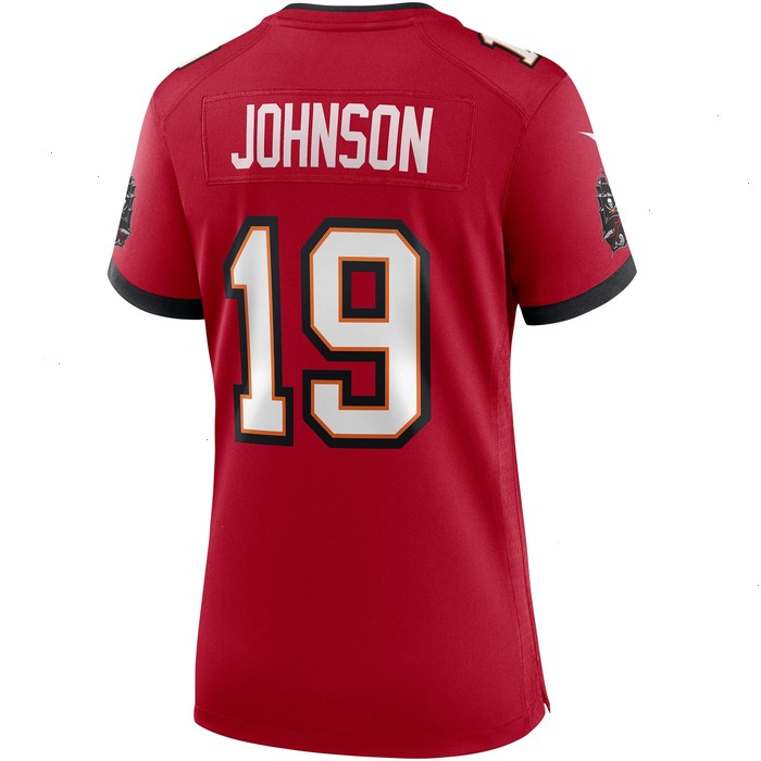 Keyshawn Johnson Tampa Bay Buccaneers Nike Women's Game Retired Player Jersey - Red