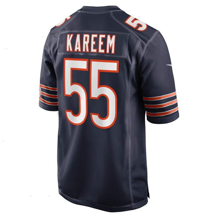 Khalid Kareem Chicago Bears Nike Team Game Jersey - Navy