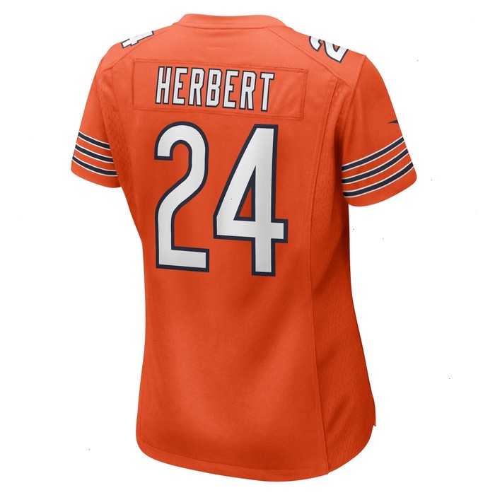 Khalil Herbert Chicago Bears Nike Women's Alternate Game Player Jersey - Orange