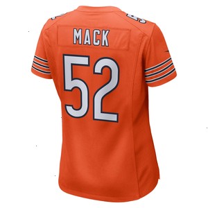 Khalil Mack Chicago Bears Nike Women's Game Jersey - Orange