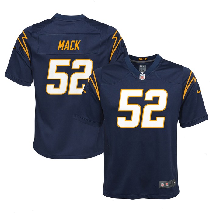 Khalil Mack Los Angeles Chargers Nike Youth Game Jersey - Navy