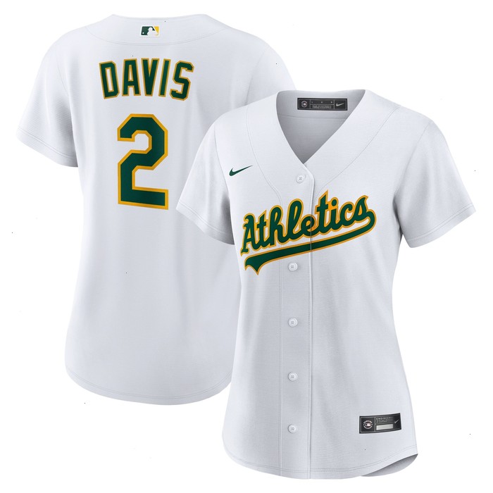 Khris Davis Oakland Athletics Nike Women's Home Replica Player Jersey - White