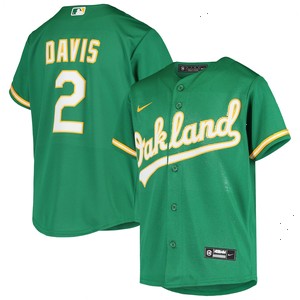 Khris Davis Oakland Athletics Nike Youth Alternate Replica Jersey - Green