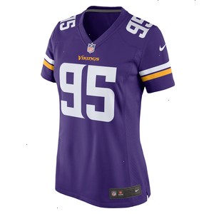 Khyiris Tonga Minnesota Vikings Nike Women's Home Game Player Jersey - Purple