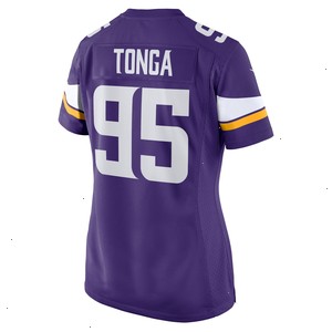 Khyiris Tonga Minnesota Vikings Nike Women's Home Game Player Jersey - Purple