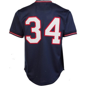 Kirby Puckett Minnesota Twins Mitchell & Ness 1985 Authentic Cooperstown Collection Mesh Batting Practice Jersey - Navy