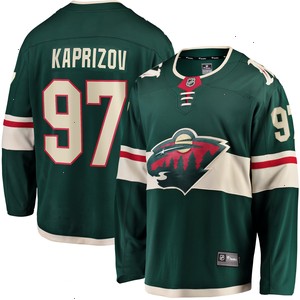 Kirill Kaprizov Minnesota Wild Fanatics Branded Home Premier Breakaway Player Jersey - Green