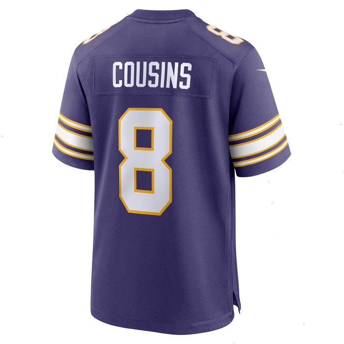 Kirk Cousins Minnesota Vikings Nike Classic Player Game Jersey - Purple