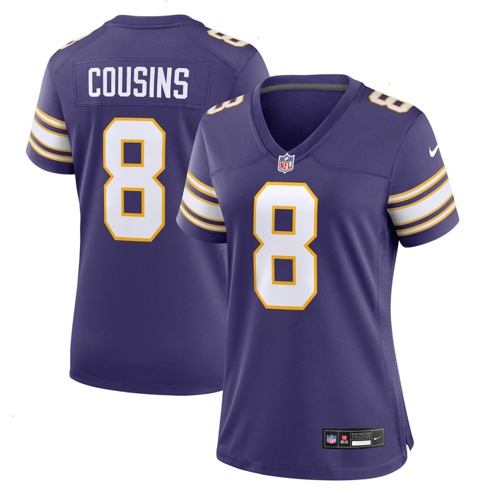 Kirk Cousins Minnesota Vikings Nike Women's Player Jersey - Purple V1