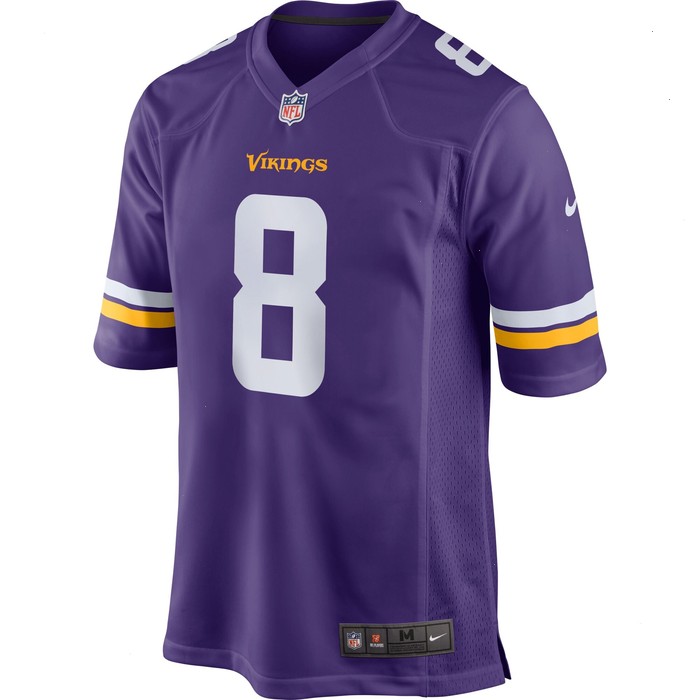 Kirk Cousins Minnesota Vikings Nike Youth Game Jersey - Purple V1