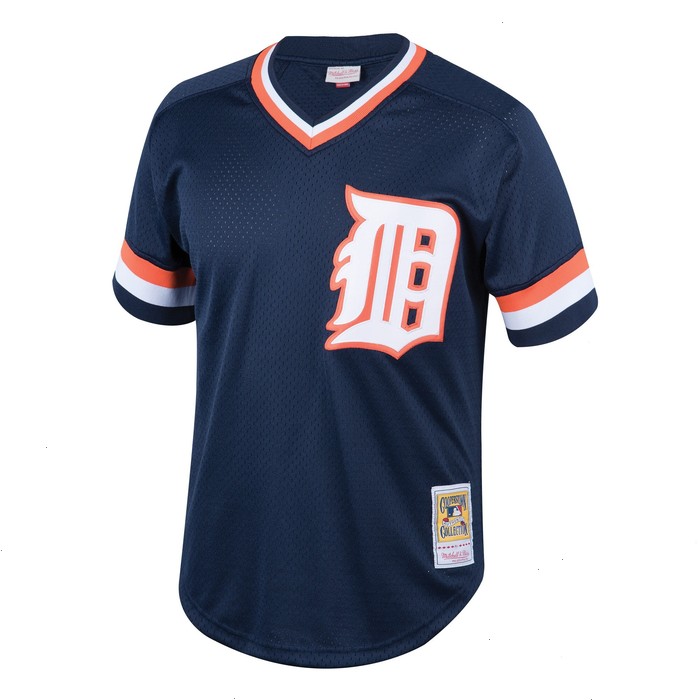 Kirk Gibson Detroit Tigers Mitchell & Ness Youth Cooperstown Collection Mesh Batting Practice Jersey - Navy