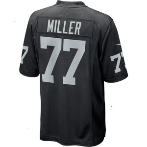 Kolton Miller Las Vegas Raiders Nike Game Player Jersey - Black