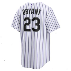 Kris Bryant Colorado Rockies Nike Replica Player Jersey - White/Purple