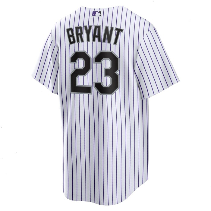 Kris Bryant Colorado Rockies Nike Replica Player Jersey - White/Purple