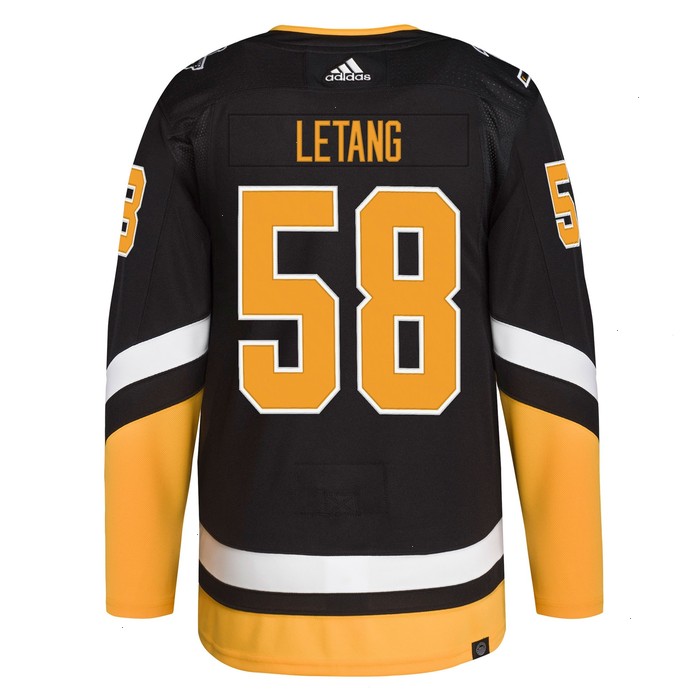 Kris Letang Pittsburgh Penguins adidas Alternate Primegreen Authentic Pro Player Jersey - Black