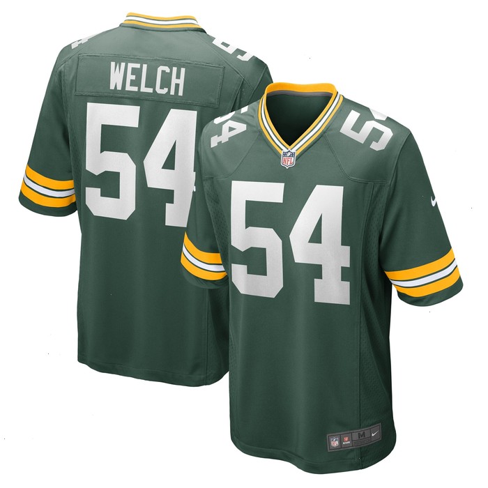 Kristian Welch Green Bay Packers Nike Team Game Jersey - Green