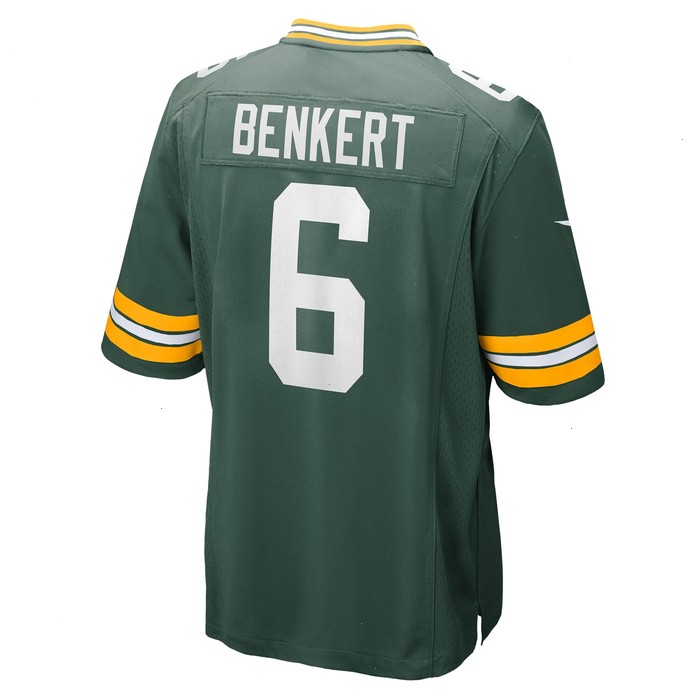 Kurt Benkert Green Bay Packers Nike Player Game Jersey - Green