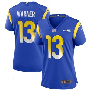 Kurt Warner Los Angeles Rams Nike Women's Game Retired Player Jersey - Royal