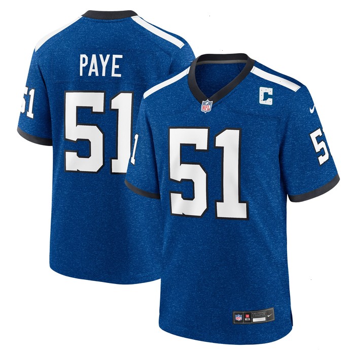 Kwity Paye Indianapolis Colts Nike Indiana Nights Alternate Game Jersey - Royal