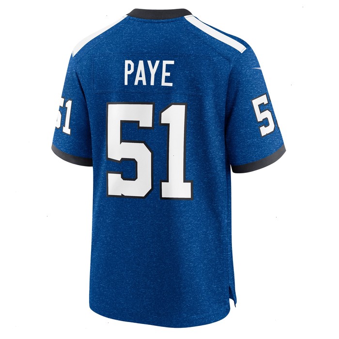 Kwity Paye Indianapolis Colts Nike Indiana Nights Alternate Game Jersey - Royal