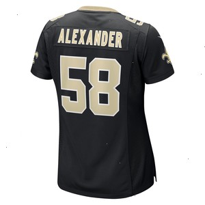 Kwon Alexander New Orleans Saints Nike Women's Game Jersey - Black