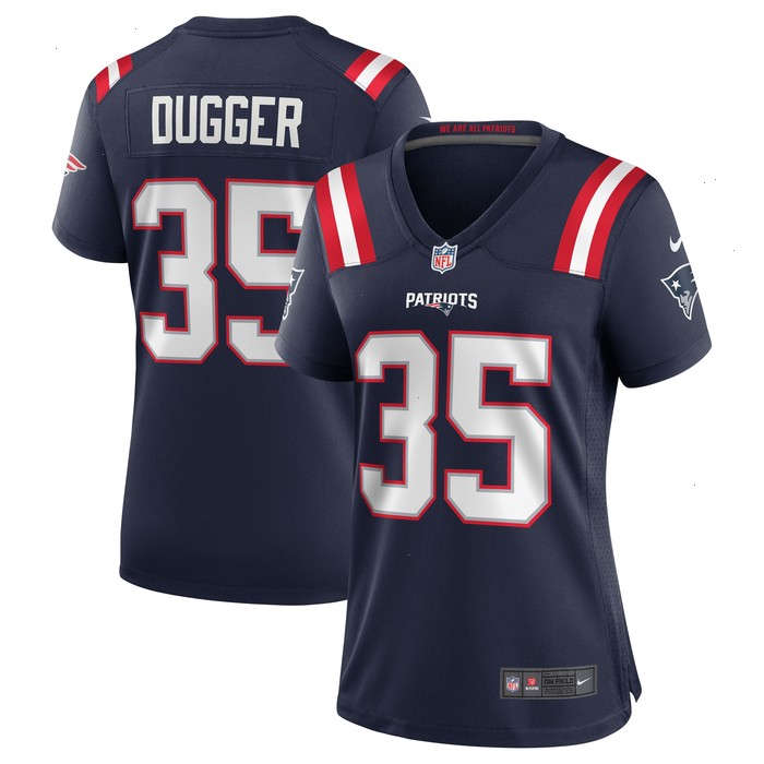 Kyle Dugger New England Patriots Nike Women's Team Game Jersey - Navy