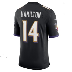 Kyle Hamilton Baltimore Ravens Nike Men's Vapor Limited Jersey - Black