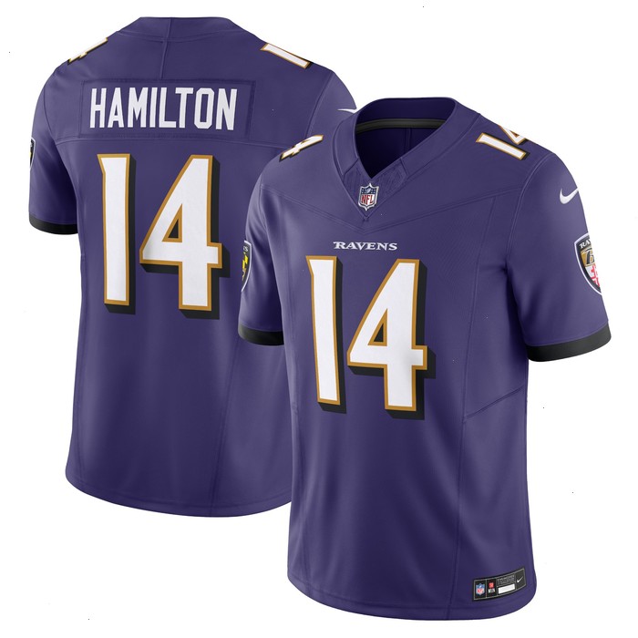 Kyle Hamilton Baltimore Ravens Nike Vapor F.U.S.E. Limited Jersey - Purple