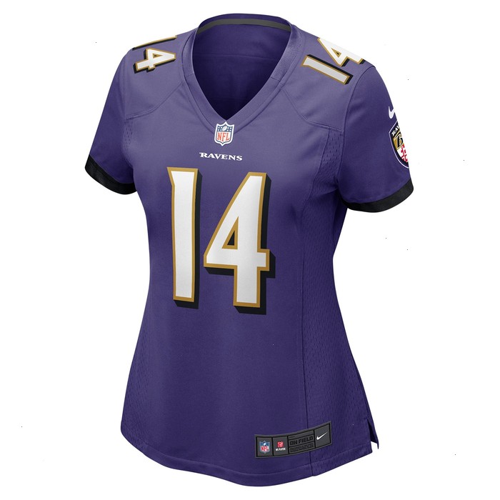 Kyle Hamilton Baltimore Ravens Nike Women's Player Game Jersey - Purple