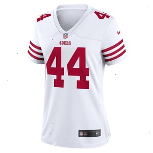 Kyle Juszczyk San Francisco 49ers Nike Women's Player Game Jersey - White