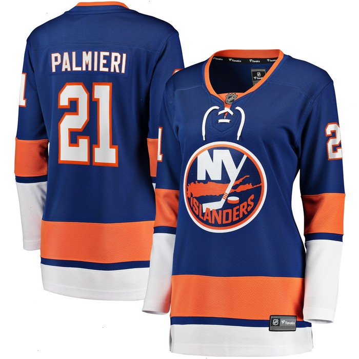 Kyle Palmieri New York Islanders Fanatics Branded Women's 2017/18 Home Breakaway Replica Jersey - Royal