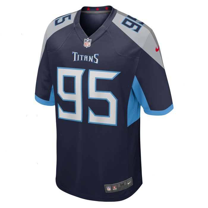 Kyle Peko Tennessee Titans Nike Team Game Jersey - Navy