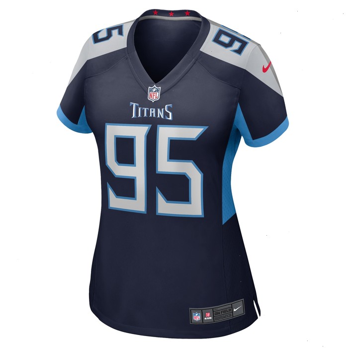 Kyle Peko Tennessee Titans Nike Women's Team Game Jersey - Navy