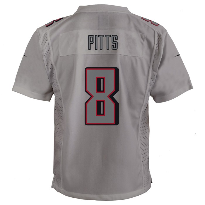 Kyle Pitts Atlanta Falcons Nike Youth Atmosphere Game Jersey - Gray