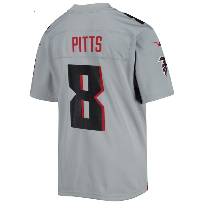 Kyle Pitts Atlanta Falcons Nike Youth Inverted Game Jersey - Gray