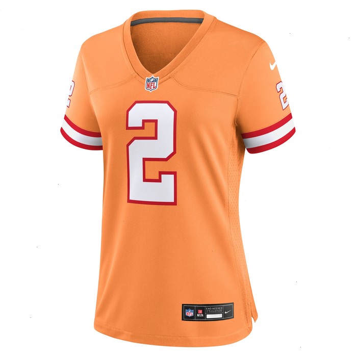 Kyle Trask Tampa Bay Buccaneers Nike Women's Throwback Game Jersey - Orange