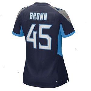 Kyron Brown Tennessee Titans Nike Women's Home Game Player Jersey - Navy