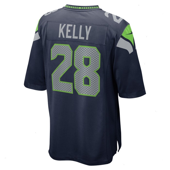 Kyu Blu Kelly Seattle Seahawks Nike Team Game Jersey - College Navy