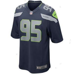 L.J. Collier Seattle Seahawks Nike Game Player Jersey - College Navy