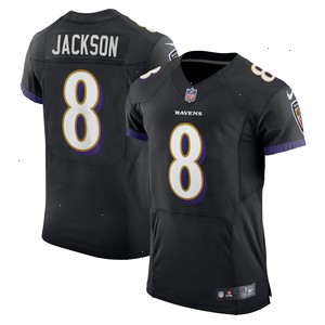 Lamar Jackson Baltimore Ravens Nike Alternate Vapor Elite Player Jersey - Black