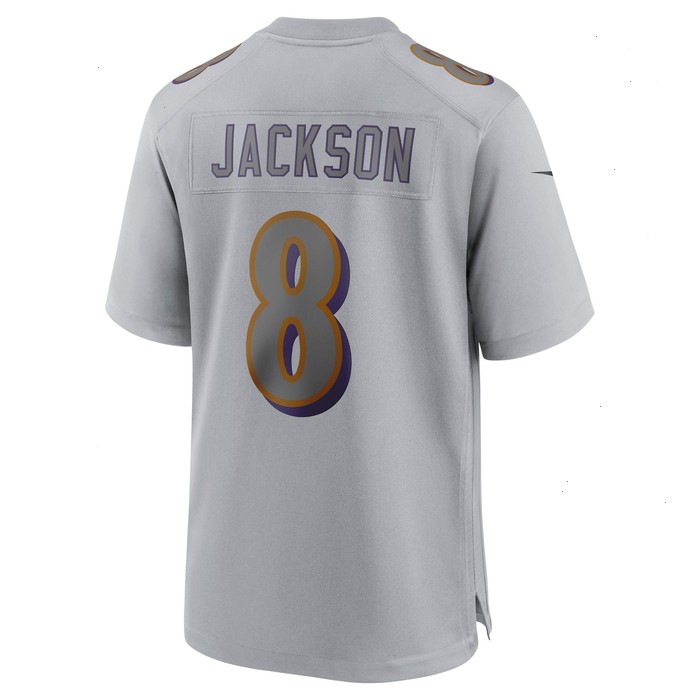 Lamar Jackson Baltimore Ravens Nike Atmosphere Fashion Game Jersey - Gray