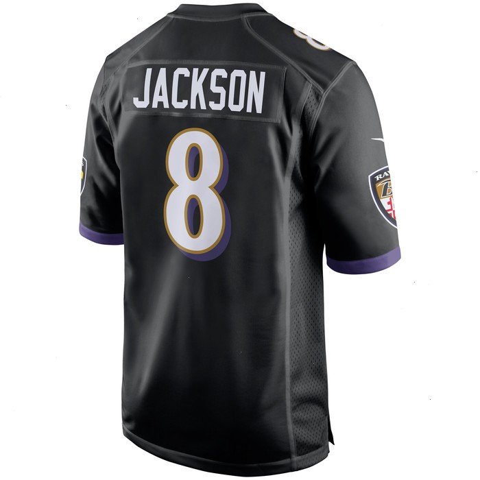 Lamar Jackson Baltimore Ravens Nike Game Jersey - Black